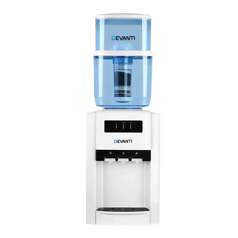 Devanti Water Cooler Dispenser Bench Top 22L - Appliances > Kitchen Appliances > Water Dispensers
