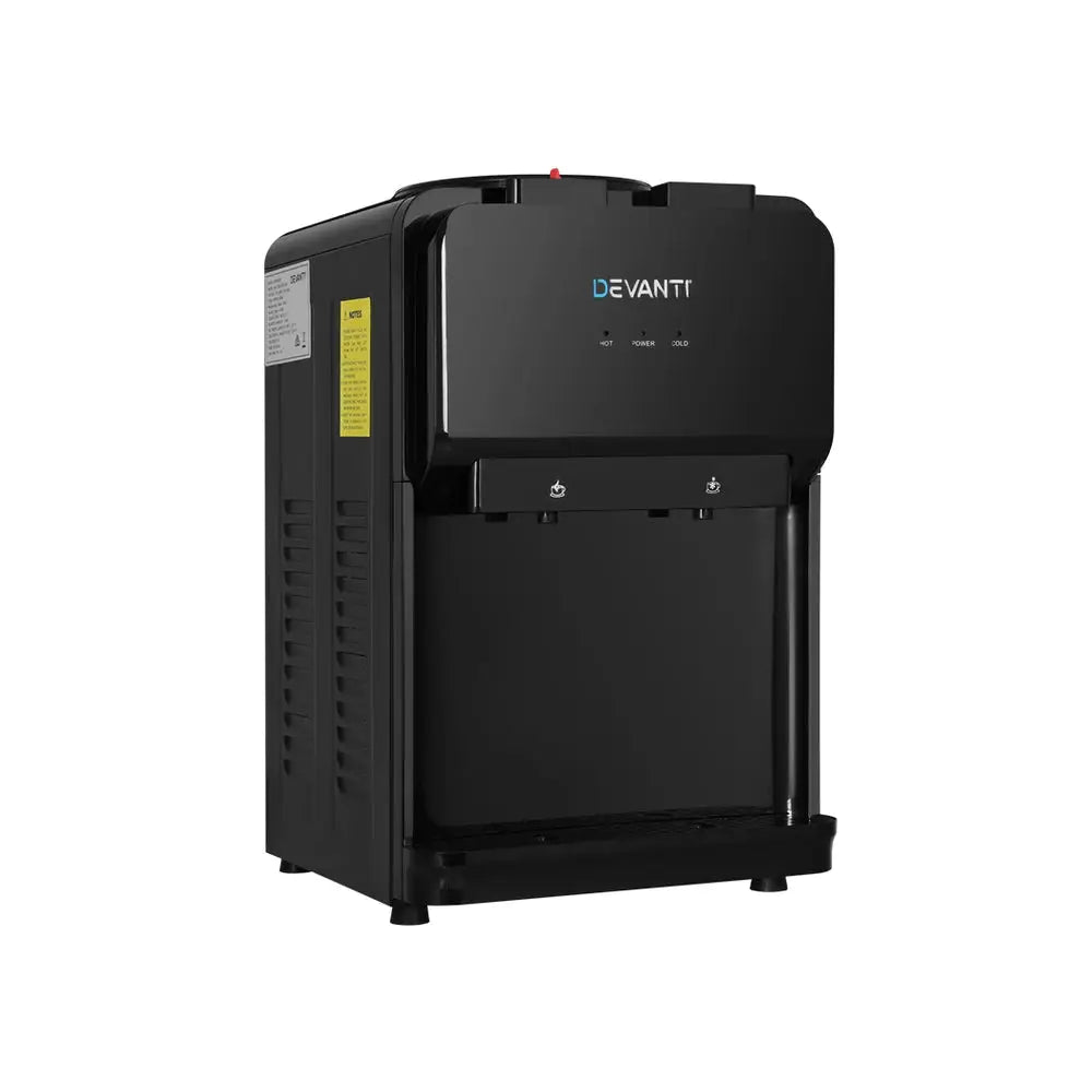 Devanti Water Cooler Dispenser Bench Top Black - Appliances > Kitchen Appliances