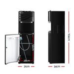 Devanti Water Cooler Dispenser Bottom Load Black - Appliances > Kitchen Appliances
