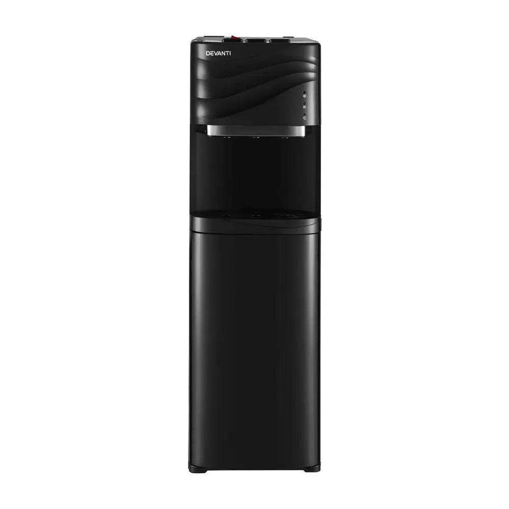 Devanti Water Cooler Dispenser Bottom Load Black - Appliances > Kitchen Appliances