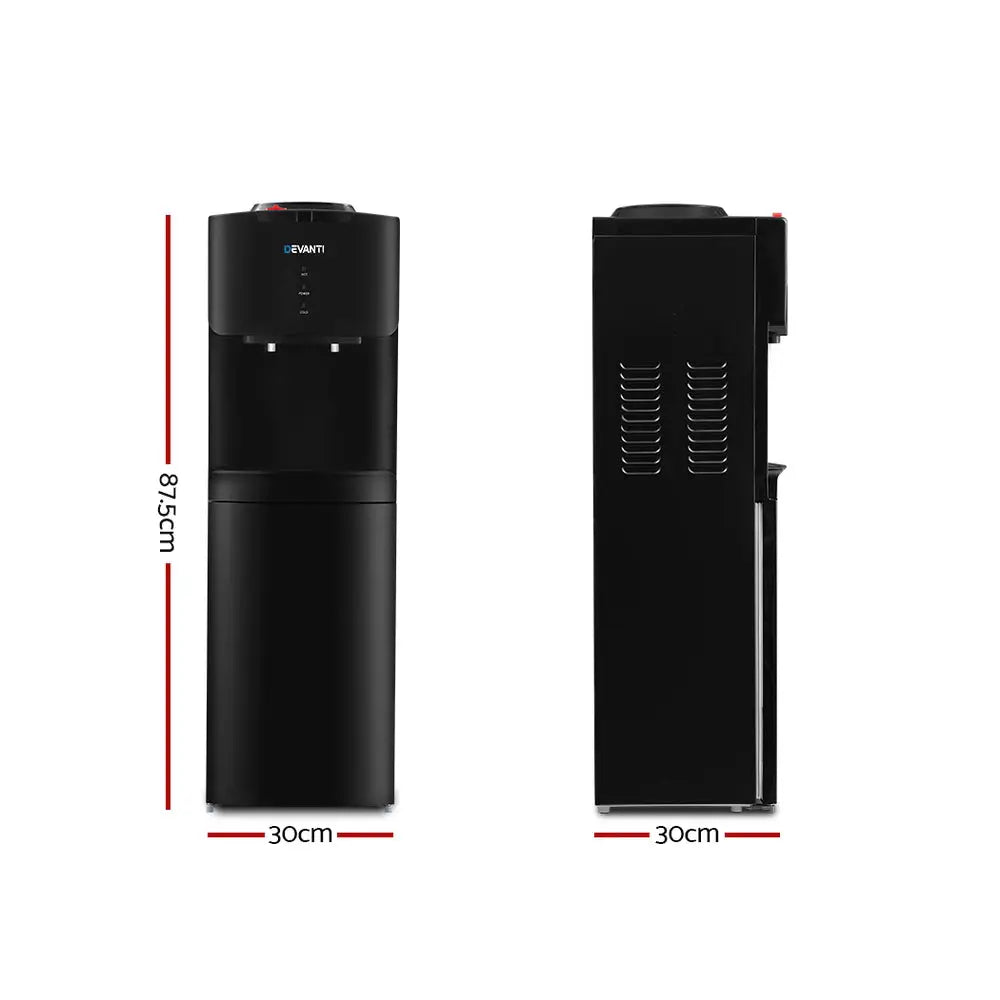 Devanti Water Cooler Dispenser Stand Black - Appliances > Kitchen Appliances > Water Dispensers