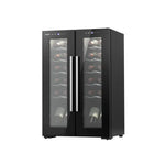 Devanti Wine Cooler Fridge Dual Zone 24 Bottles - Appliances > Kitchen Appliances