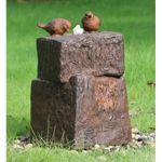 Dicky Bird Fountain with LED - Home & Garden > Fountains