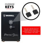 Digital Safe Safety Box Security Code Lock Box Fire Proof Heavy Duty 80L - Home & Garden > Storage