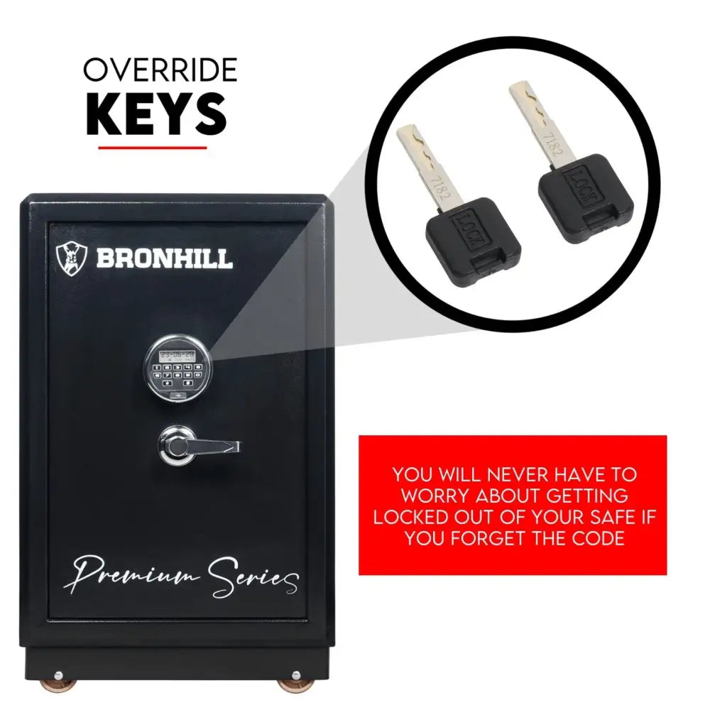 Digital Safe Safety Box Security Code Lock Box Fire Proof Heavy Duty 80L - Home & Garden > Storage