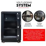 Digital Safe Safety Box Security Code Lock Box Fire Proof Heavy Duty 80L - Home & Garden > Storage