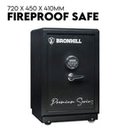 Digital Safe Safety Box Security Code Lock Box Fire Proof Heavy Duty 80L - Home & Garden > Storage
