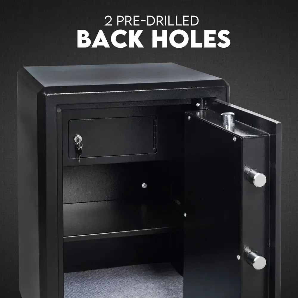 Digital Safe Safety Box Security Code Lock Box Fire Proof Heavy Duty 80L - Home & Garden > Storage