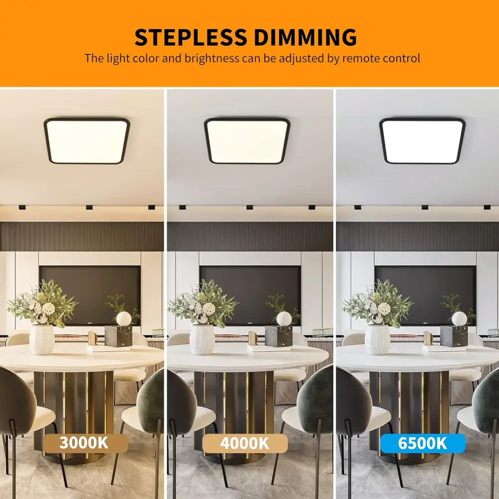 Dimmable LED Ceiling Light 40W Anti Blue - Home & Garden > Lighting