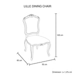 Dining Chair Linen Fabric Beige Oak Wood White Washed Finish - Furniture > Dining