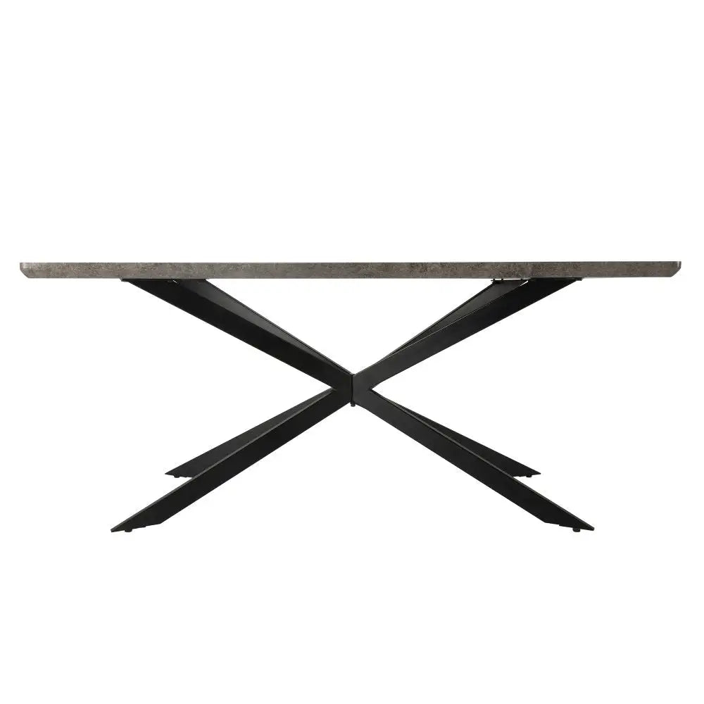 Dining Delight: Rectangular Table and Navy Velvet Chairs Dining Set - Furniture > Dining > Dining Set