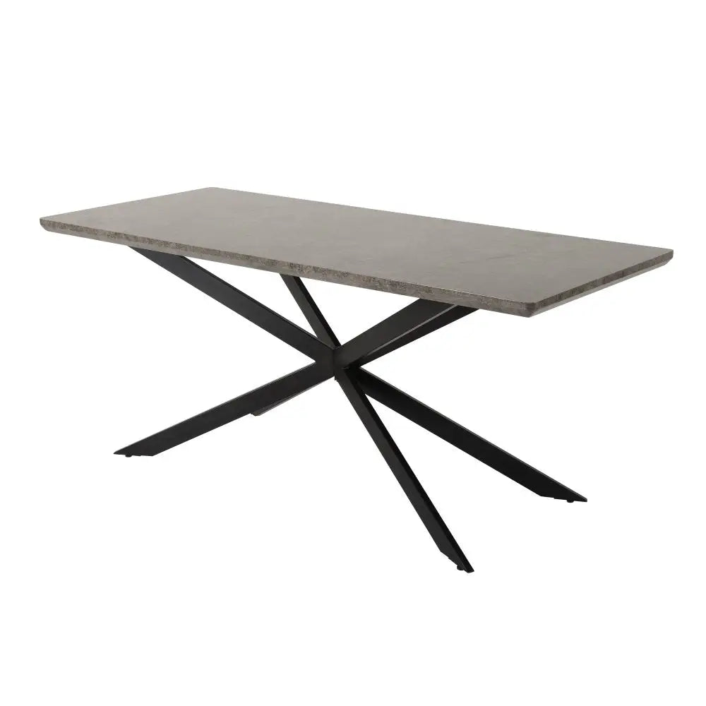 Dining Delight: Rectangular Table and Navy Velvet Chairs Dining Set - Furniture > Dining > Dining Set