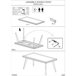 Dining Table 180cm Medium Size Solid Acacia Wooden Frame in Silver Brush Colour - Furniture > Dining