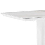 Dining Table Ceramic Table Top MDF Stainless Steel feet - Furniture > Dining > Dining Tables