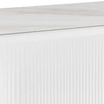 Dining Table Ceramic Table Top MDF Stainless Steel feet - Furniture > Dining > Dining Tables