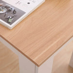Dining Table Rectangular Wooden 120M-Wood&White - Furniture > Dining