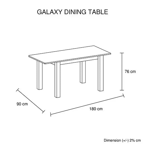 Dining Table White Top High Glossy Wooden Base - Furniture > Dining