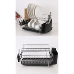 Dish Drying Rack Drainer Cup Plate Holder Cutlery Tray Kitchen Organiser - Home & Garden > Kitchenware