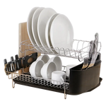 Dish Drying Rack Drainer Cup Plate Holder Cutlery Tray Kitchen Organiser - Home & Garden > Kitchenware