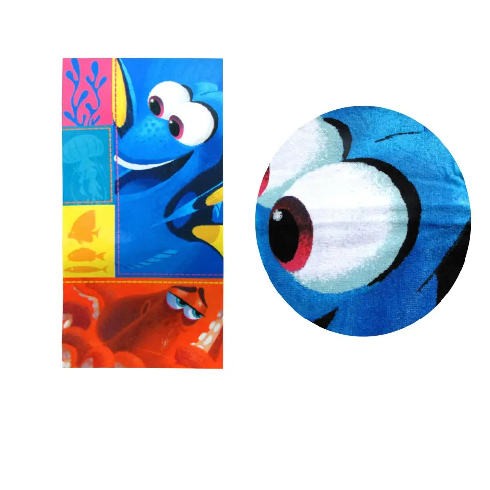 Disney Cotton Bath / Beach Towel Finding Nemo Dory - Home & Garden > Bathroom Accessories