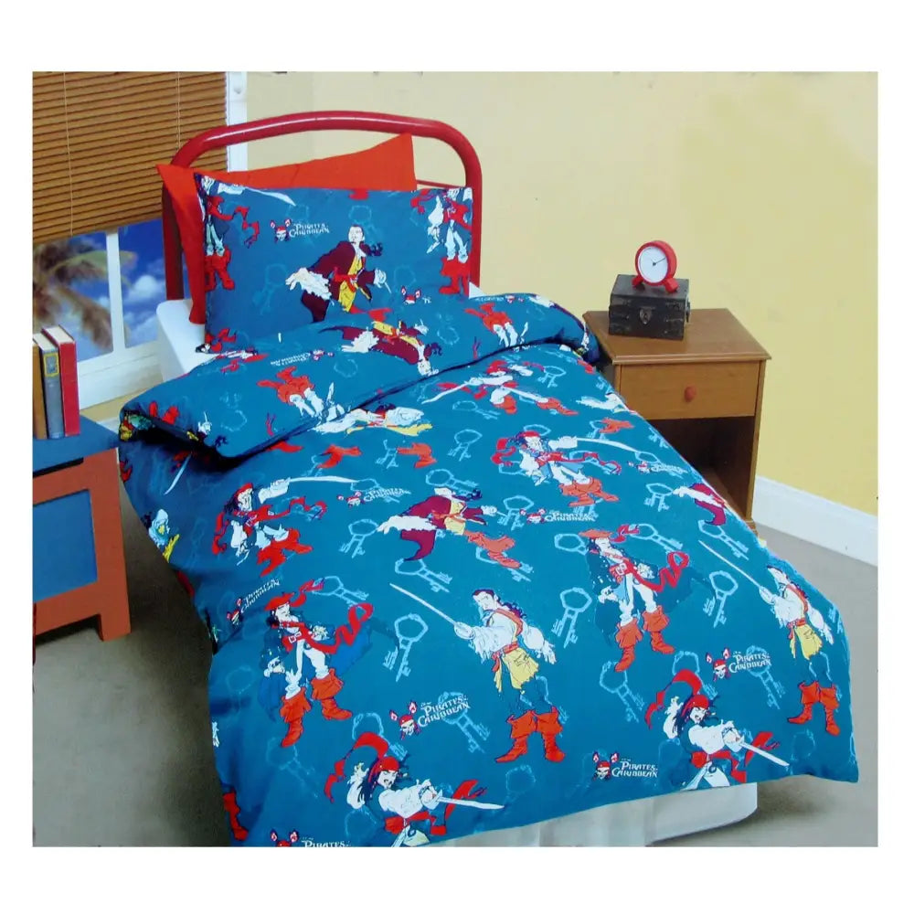 Disney Pirates of the Caribbean Quilt Cover Set Single - Home & Garden > Bedding