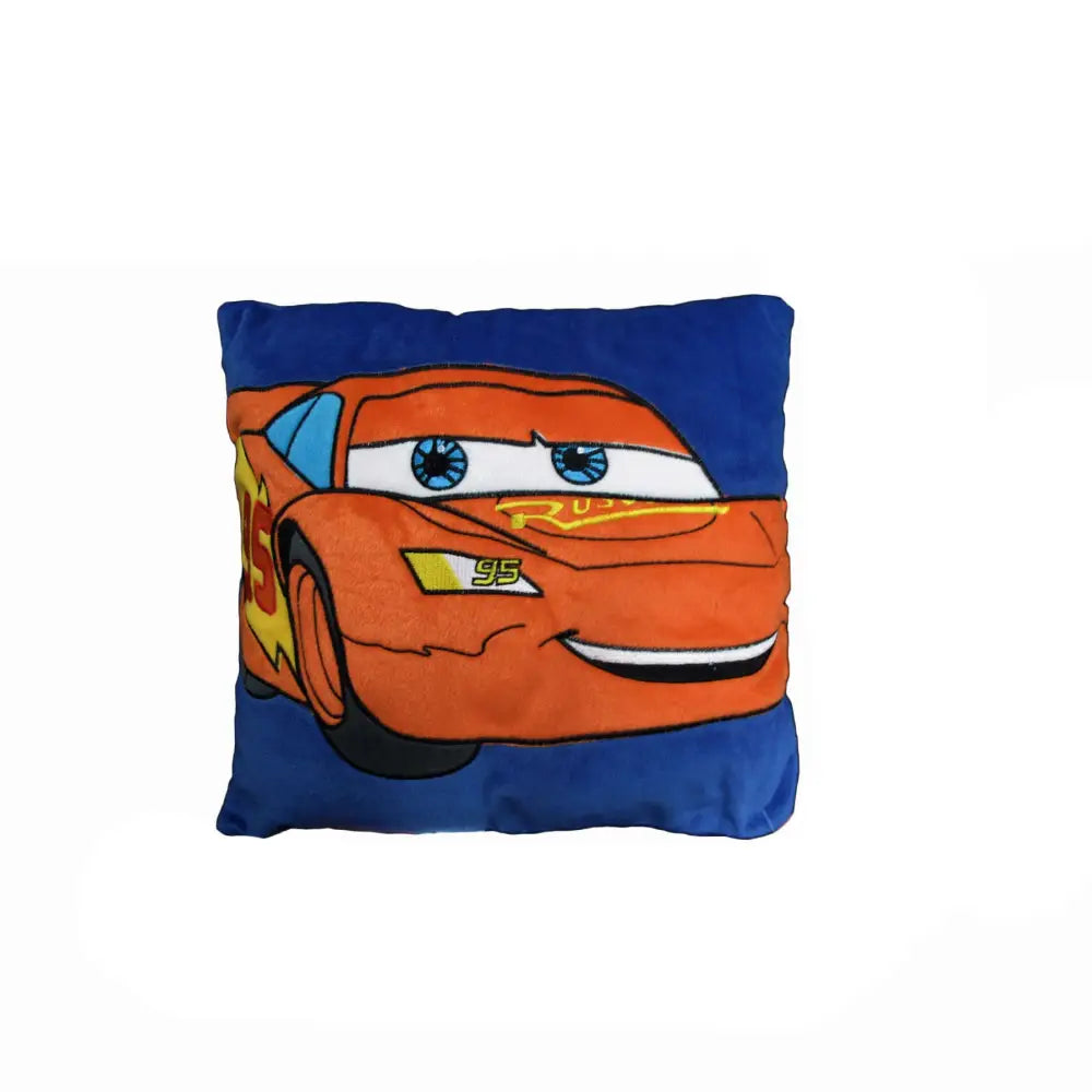 Disney Pixar Cars McQueen Embroidered Cushion - Home & Garden > Bedding