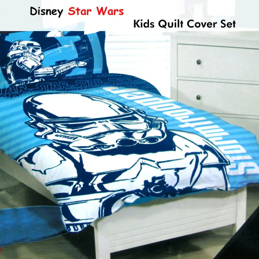 Disney Star Wars Quilt Cover Set Queen - Home & Garden > Bedding