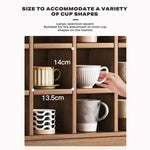 DISPLAY STAND TEA CUP SHELFING FURNITURE CUBE CABINET W/ DRAWERS - Appliances > Kitchen Appliances
