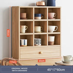 DISPLAY STAND TEA CUP SHELFING FURNITURE CUBE CABINET W/ DRAWERS - Appliances > Kitchen Appliances