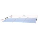 DIY Outdoor Awning Cover -1.5 x 3m - Home & Garden > Shading