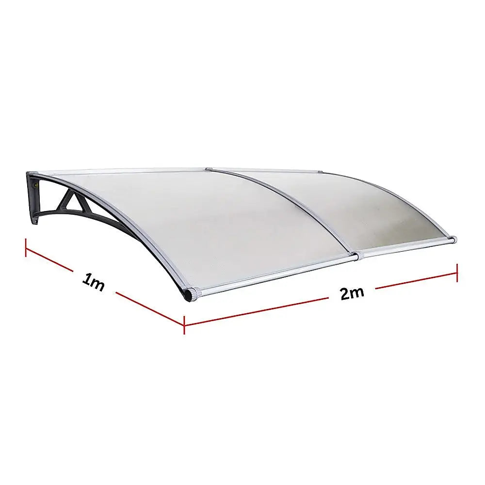 DIY Outdoor Awning Cover 1mx2m with Rain Gutter - Home & Garden > Shading