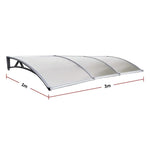 DIY Outdoor Awning Cover 1mx3m with Rain Gutter - Home & Garden > Shading