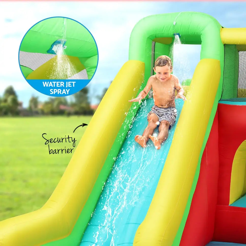Doctor Dolphin Kids Inflatable Pool Water Slide Park Jumping Castle 575X445CM - Baby & Kids > Baby & Kid’s Toys >