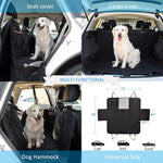 Dog Car Seat Cover Waterproof & Nonslip Pet Seat Cover with Mesh Window Scratchproof Hammock for Cars Trucks SUVs - Pet