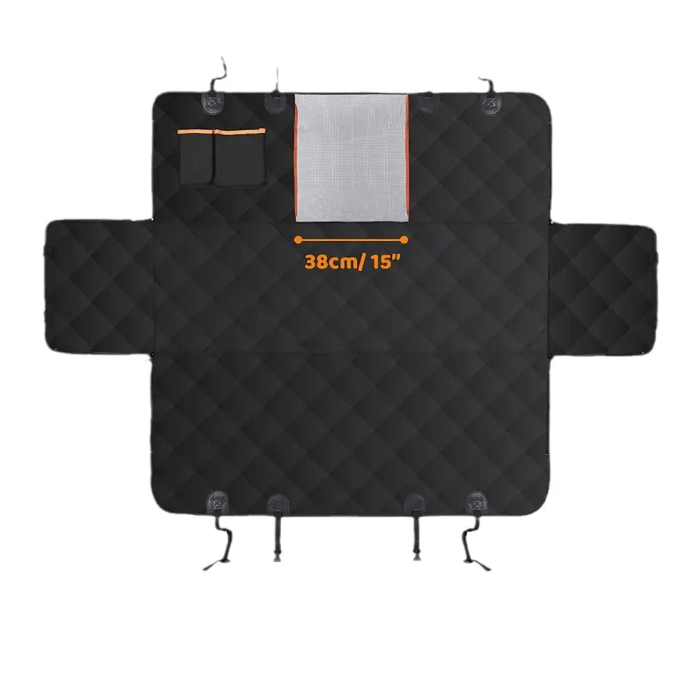Dog Car Seat Cover Waterproof & Nonslip Pet Seat Cover with Mesh Window Scratchproof Hammock for Cars Trucks SUVs - Pet