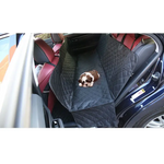 Dog Car Seat Cover with Mesh Window Waterproof Pet Seat Cover for Back Seat Non-Slip Durable Scratchproof Dog Hammock