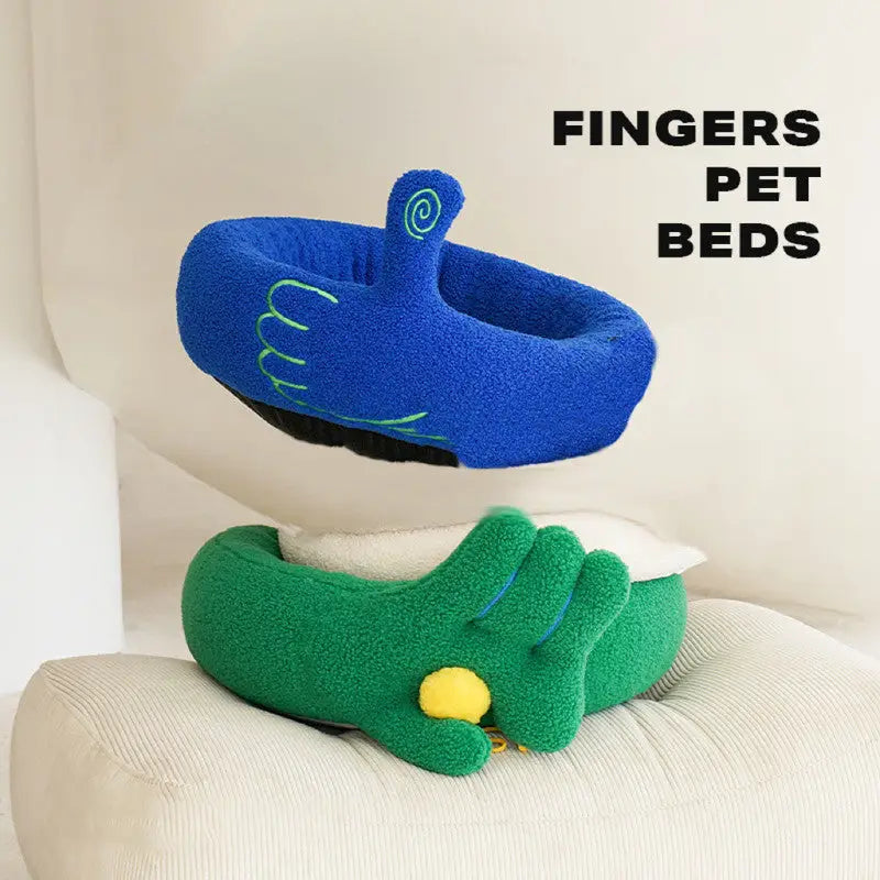 Dog Cat Pet Calming Bed Warm Soft Plush Round Nest Comfy Sleeping Gesture Bed - Pet Care > Dog Supplies > Dog Beds