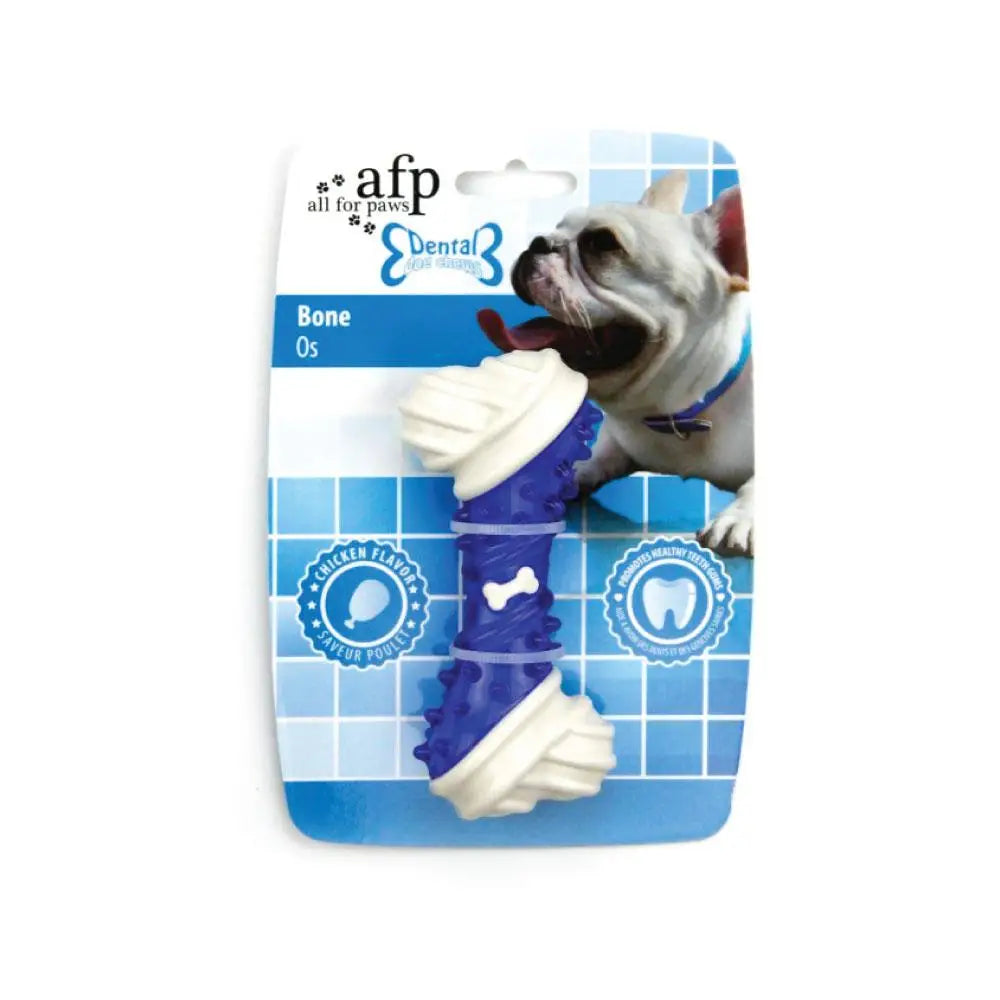 Dog Chew Bone - Blue Chicken Flavour Taste - Puppy Dental Teething Gum Toy AFP - Pet Care > Toys > Dog Toys