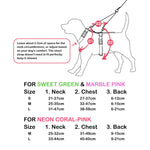 Dog Double-Lined Straps Harness Adjustable L NEON CAROL-PINK - Pet Care > Dog Supplies > Dog Collars Leads & Harnesses