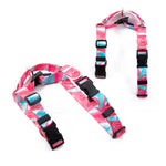 Dog Double-Lined Straps Harness Adjustable S MARBLE PINK - Pet Care > Dog Supplies > Dog Collars Leads & Harnesses