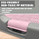 Dog Pet Potty Tray Training Toilet Detachable Wall T2 GREY - Pet Care > Dog Supplies > Dog Training Aids