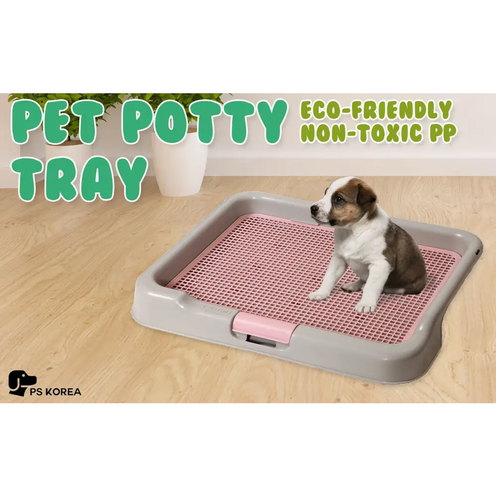 Dog Pet Potty Tray Training Toilet Portable T3 GREY - Pet Care > Dog Supplies > Dog Training Aids