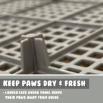 Dog Pet Potty Tray Training Toilet Portable T3 GREY - Pet Care > Dog Supplies > Dog Training Aids