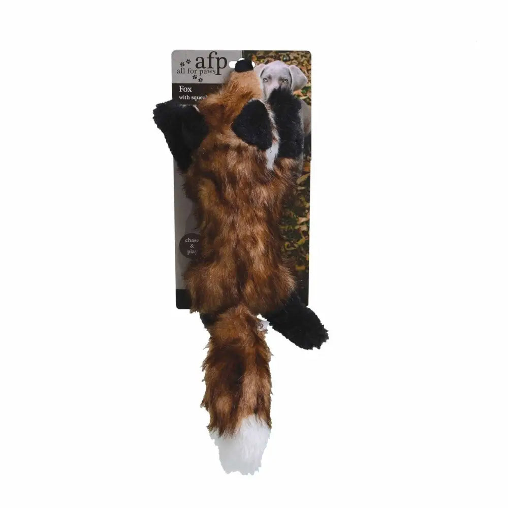 Dog Plush Toy - Fox Squeaky Interactive Large Life Like Pet Puppy Play - Pet Care > Toys > Dog Toys