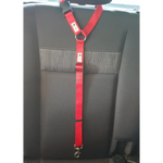 Dog Seatbelt Headrest Restraint Safety Travel - Moondidley Pets Red - Pet Care > Cat Supplies > Cat Carriers & Crates