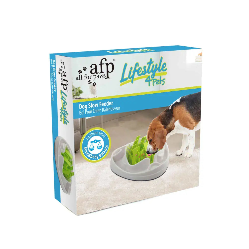 Dog Slow Feeder Bowl - Interactive Puzzle Anti Gulp Puppy Eating Maze AFP Pet - Pet Care > Dog Supplies > Dog Bowls