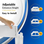 Dog Whelping Box 1.15m x 1.15m x 0.48m - Puppy Birthing PVC Pen - Pet Care > Dog Supplies > Dog Playpens & Gates