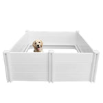 Dog Whelping Box 1.15m x 1.15m x 0.48m - Puppy Birthing PVC Pen - Pet Care > Dog Supplies > Dog Playpens & Gates