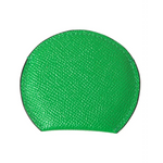 Dolce & Gabbana Women’s Green Calfskin Leather Round Logo Hand Mirror Holder - One Size - Fashion > Women’s Fashion