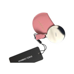 Dolce & Gabbana Women’s Pink Calfskin Leather Round Mirror Holder - One Size - Fashion > Women’s Fashion >
